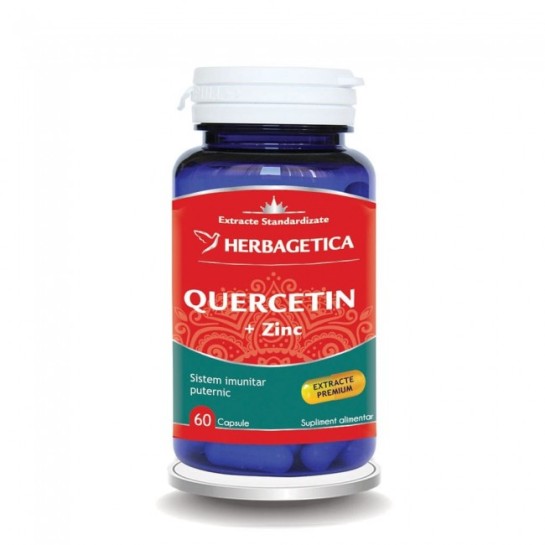 Quercetin+Zinc 60 capsule, Herbagetica