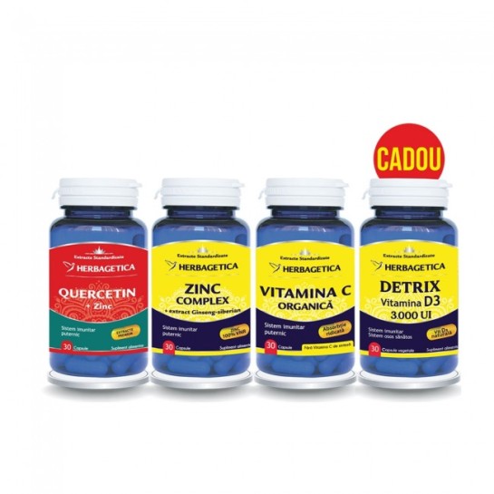 Quercetin+Zinc+Vitamina C+Detrix, Herbagetica