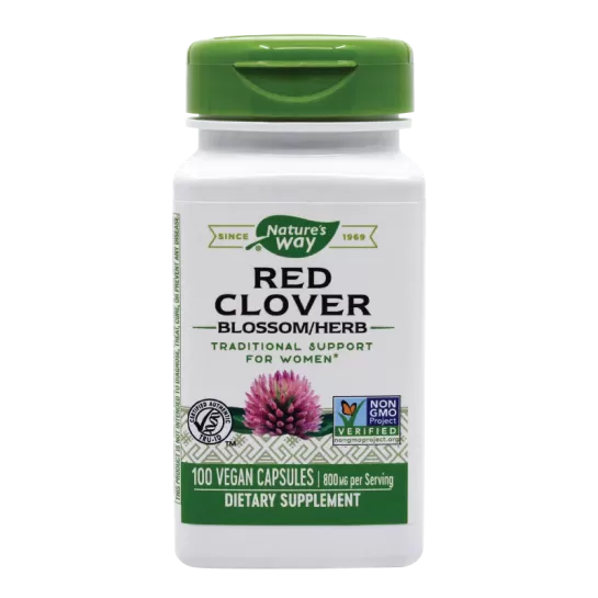Red Clover (Trifoi-rosu) 400mg, 100 capsule vegetale, Nature's Way