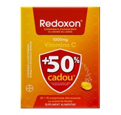 Redoxon Vitamina C 1000mg lamaie, Pachet promotional 45 comprimate efervescente