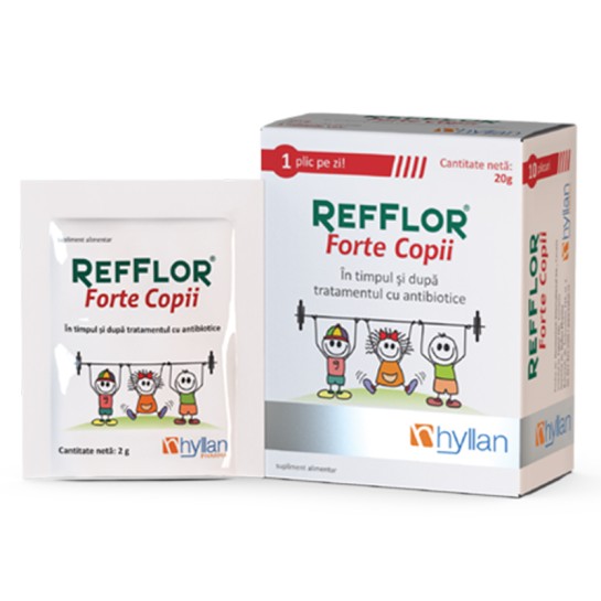 Refflor Forte Copii, 10 plicuri, Hyllan