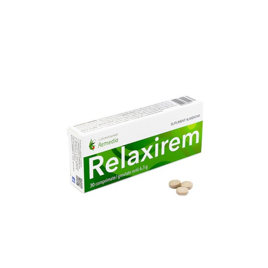 Relaxirem, 30 comprimate, Remedia