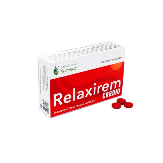 Relaxirem cardio, 30 comprimate, Remedia