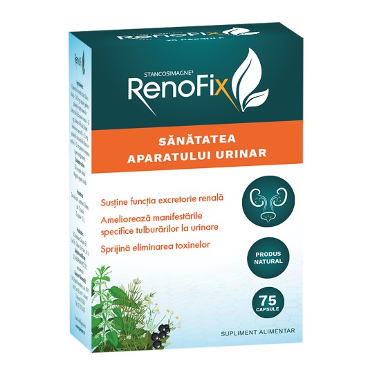 RenoFix pentru Sănătatea aparatului urinar, 75 capsule