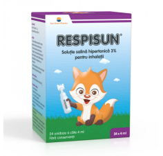 Respisun solutie salina hipertonica 3%, 24 doze, Sun Wave Pharma
