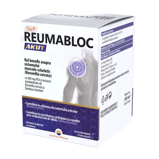 Reumabloc Akut, 30 plicuri, Sun Wave Pharma 