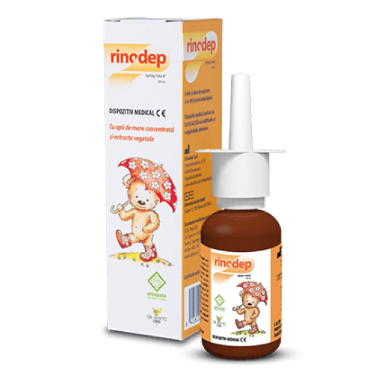 Rinodep, spray nazal copii, 30ml, Erbozeta
