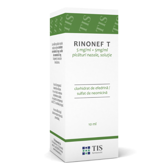 Rinonef - t picaturi nazale, 10ml, Tis