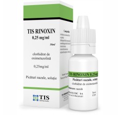 Rinoxin 0,25mg/ml, picaturi nazale, Tis