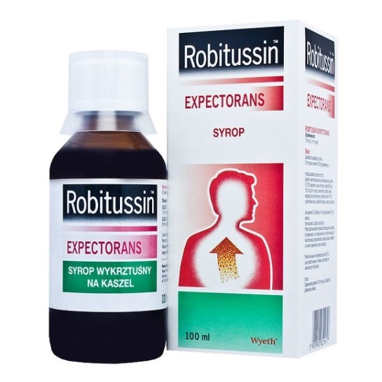 Robitussin Expectorans, 100mg/5ml, sirop expectorant, Pfizer