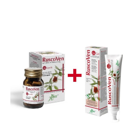 Ruscoven plus 50 capsule + ruscoven biogel 100ml promo Aboca