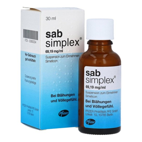 Sab simplex, 30ml, suspensie orală, Pfizer