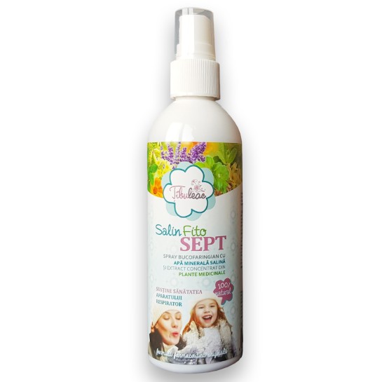 Salinfitosept, spray bucofaringian 100ml, Tibuleac Plant