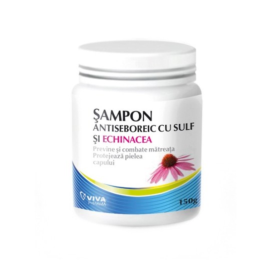 Sampon antiseboreic cu sulf si echinacea, 150 g, Viva Pharma