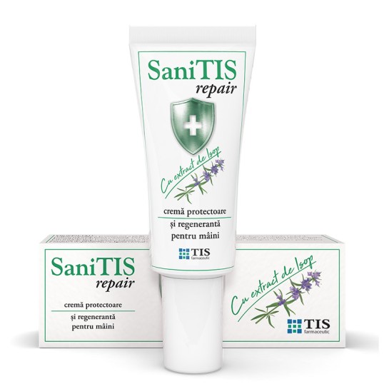 Sanitis cremă protectoare si regenerantă pentru maini, 20 ml, Tis