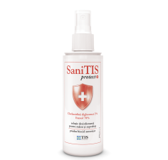Sanitis solutie dezinfectanta pentru maini si suprafete, 110 ml, Tis