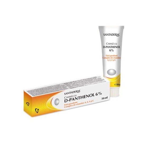 Santaderm cremă cu D-Panthenol 6%, 50 ml, Viva Pharma