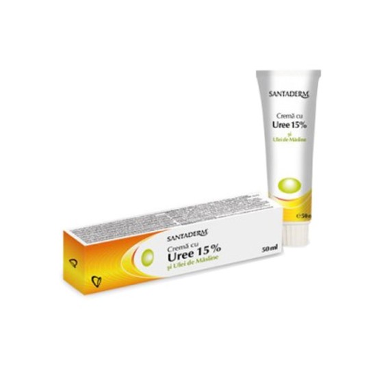 Santaderm cremă cu uree 15% si ulei de măsline, 50 ml, Viva Pharma