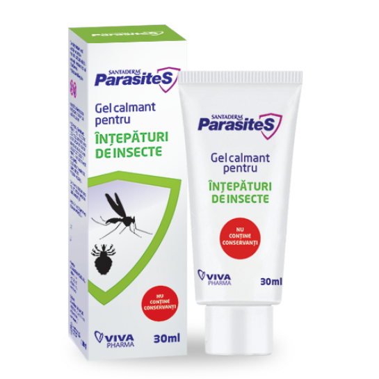 Santaderm gel calmant pentru intepături insecte, 30 ml, Viva Pharma