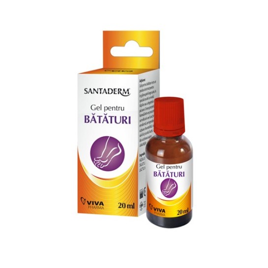 Santaderm gel pentru bătături, 20 ml, Viva Pharma