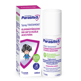 Santaderm Parasites spray tratament impotriva paduchilor, 100 ml, Viva Pharma