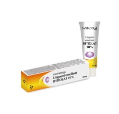Santaderm unguent emolient ihtiolat 10%, 30 ml, Viva Pharma