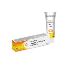 Santaderm unguent emolient sulf, 30 ml, Viva Pharma