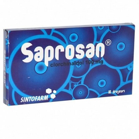 Saprosan, 100mg, 10 drajeuri, Sintofarm