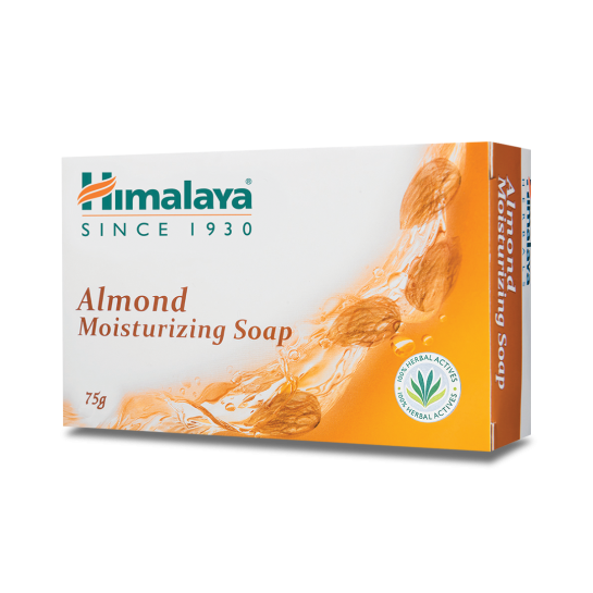 Săpun hidratant cu migdale, 75g, Himalaya