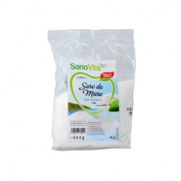 Sare de mare fina neiodata 500g, SanoVita
