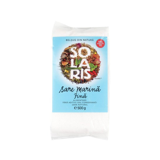 Sare marină fină 500g Solaris