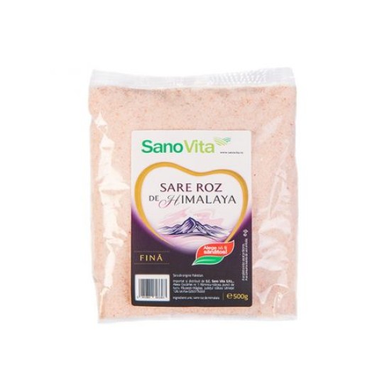 Sare roz de Himalaya fină 500g, SanoVita