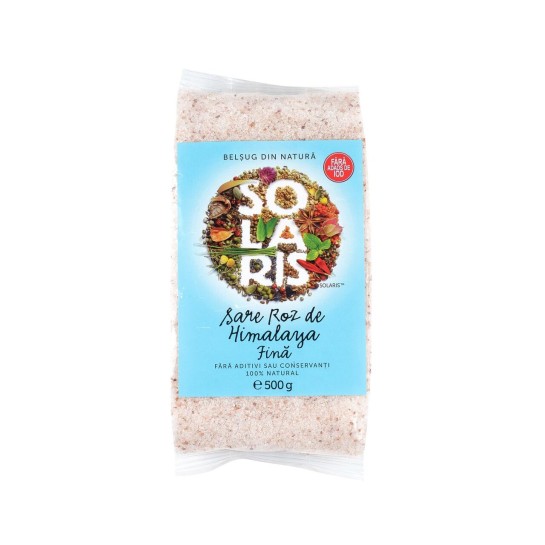 Sare roz de Himalaya fină 500g Solaris