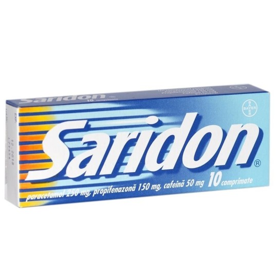 Saridon, 10 comprimate, Bayer