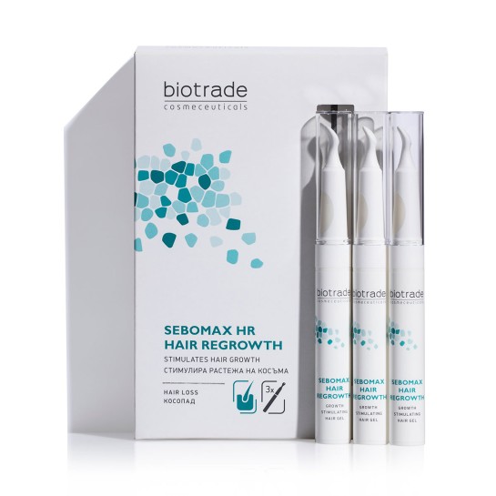 Sebomax HR gel stimulator pentru păr, 3x8,5ml