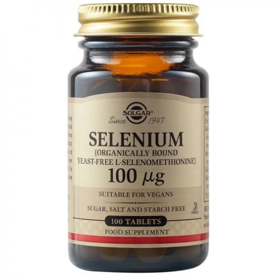 Seleniu 100 mcg, 100 tablete, Solgar