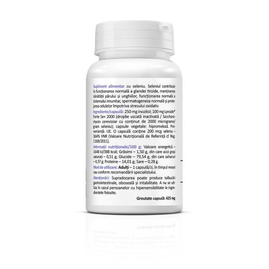 Seleniu, 200 mcg, 30 capsule, Zenyth