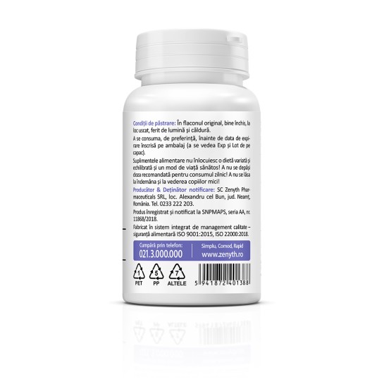 Seleniu, 200 mcg, 30 capsule, Zenyth