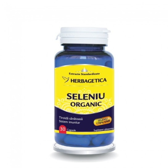 Seleniu organic 30 capsule, Herbagetica
