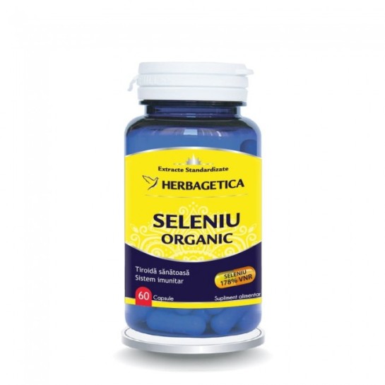Seleniu organic 60 capsule, Herbagetica