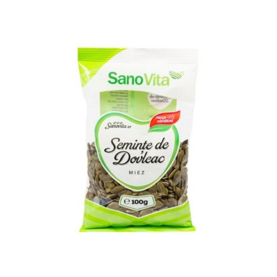 Seminte de dovleac 100g, SanoVita