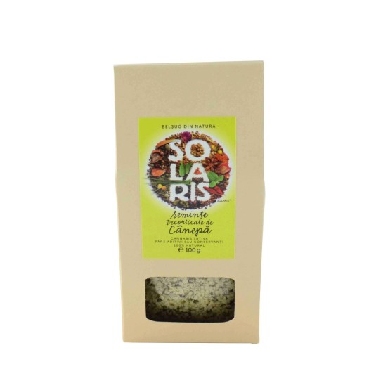 Seminte decorticate de canepa 100g Solaris