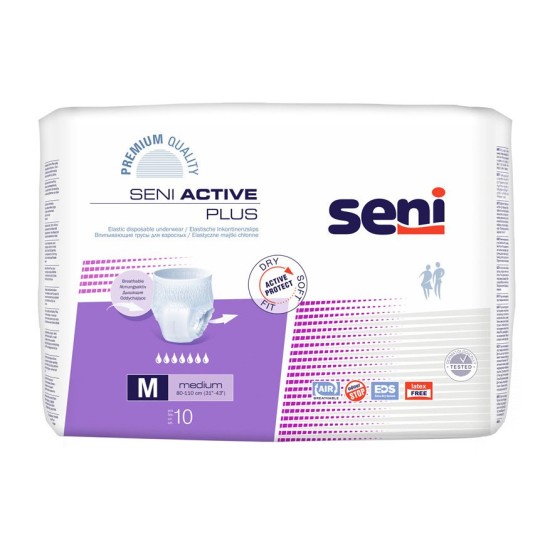 Seni active plus medium, 10 bucati