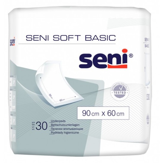 Seni Aleze soft basic 90cmx60cm, 30 bucati