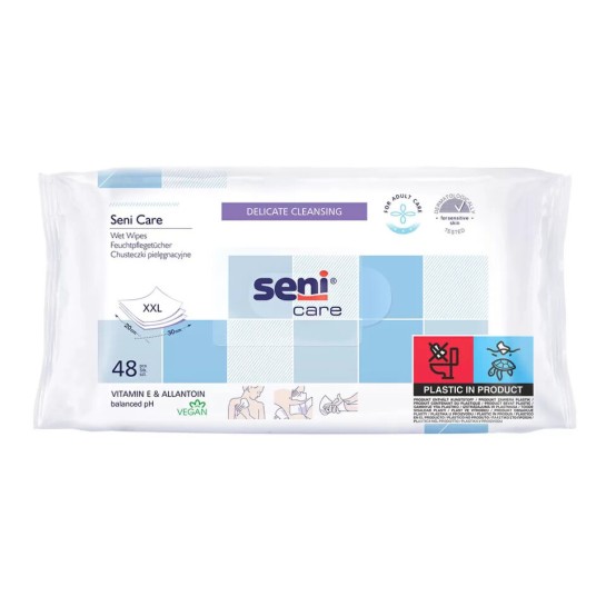 Seni Care servetele umede, 48 bucăti