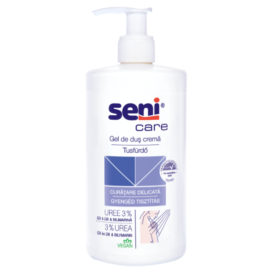 Seni care gel dus crema 3% uree
