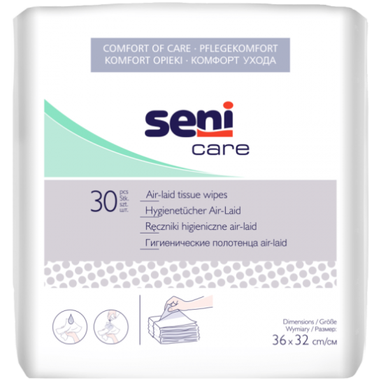 Seni care lavete absorbante air-laid