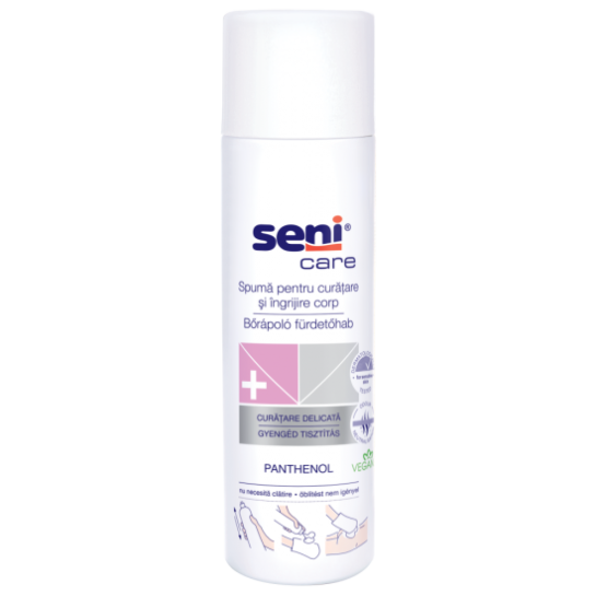 Seni care spuma curatare si ingrijire corp