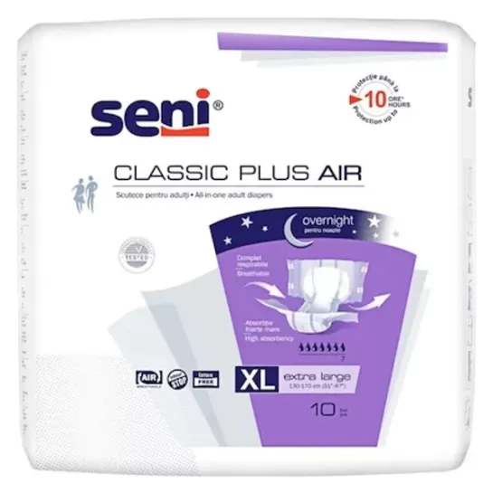 Seni Classic Plus Air Extra Large, 10 bucăti