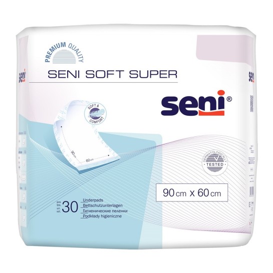 Seni Soft Super 90cm x 60cm, 30 bucăti